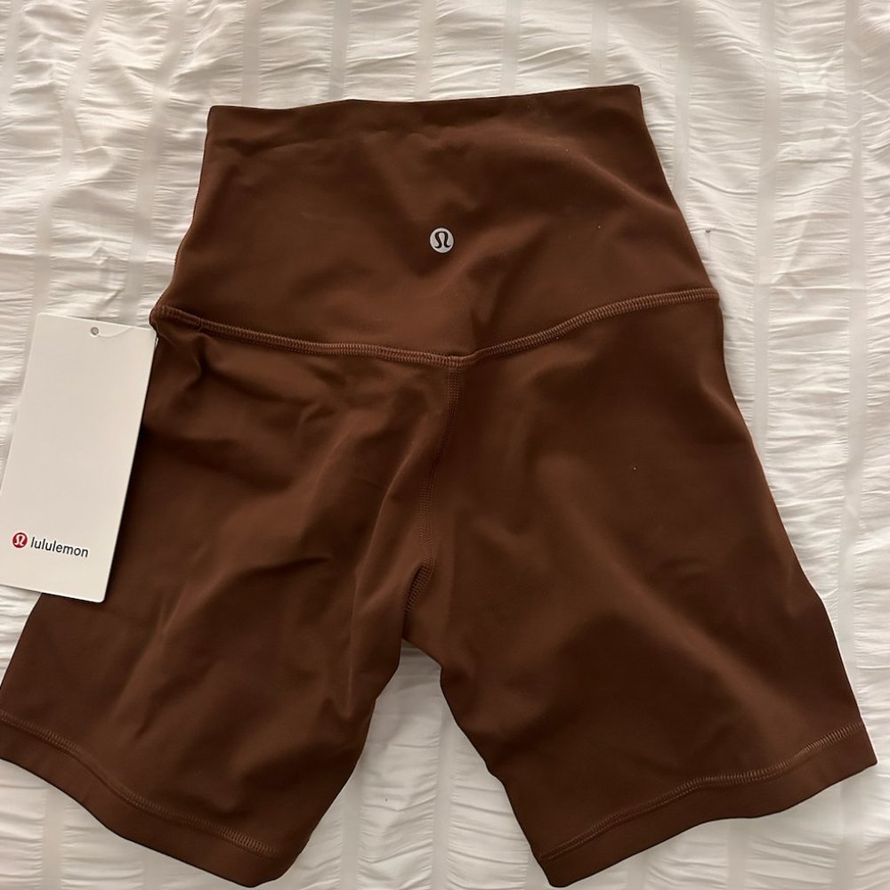 NWT Lulu Lemon High Rise Align Shorts - Java
